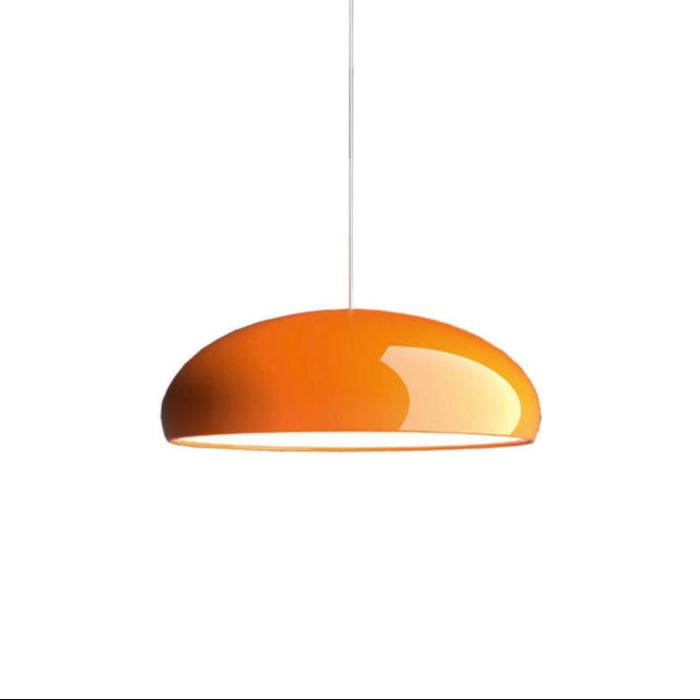 Moderne Loftlampe med Justerbar Nordisk Inspireret Design Pendellampe Tech Butik Orange Diameter 35cm Varmt lys (2500K-3500K)