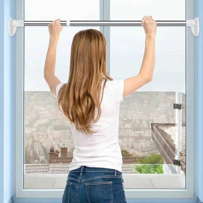 Justerbar Stang Uden Boring – Nem Opbevaringsløsning Uden Værktøj Gardinstænger og tilbehør Tech Butik