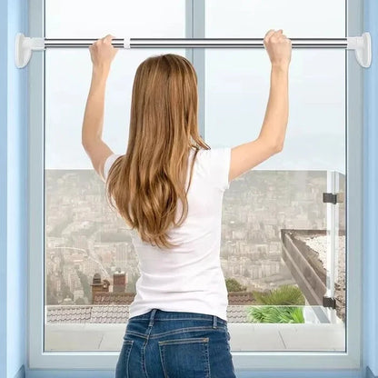 Justerbar Stang Uden Boring – Nem Opbevaringsløsning Uden Værktøj Gardinstænger og tilbehør Tech Butik