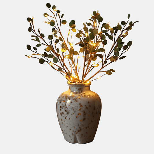 Eventyrlig Olivengren med Lys til Magisk Hjemmeindretning Bordlampe Tech Butik Olivengren