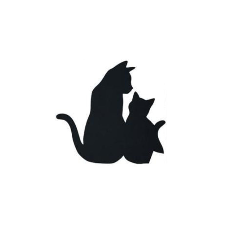 Katte Silhuet LED Sensorlampe til Hyggelig Stemningsbelysning Lamp Tech Butik Kat og killing