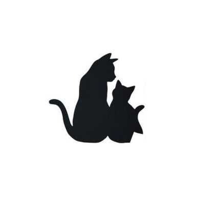 Katte Silhuet LED Sensorlampe til Hyggelig Stemningsbelysning Lamp Tech Butik Kat og killing