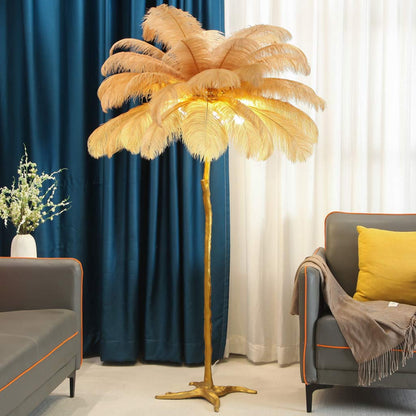Luksus Struds Fjeder Gulvlampe – Forvandl Dit Rum til et Stilfuldt og Luksuriøst Fristed Floor Lamps Tech Butik