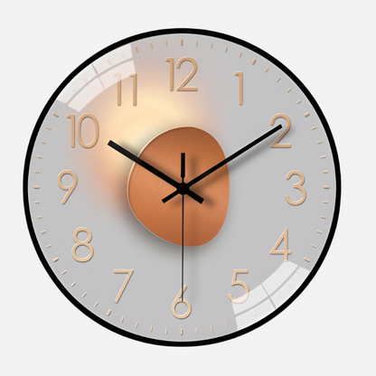 Klassisk lydløst rundt vægur Ure Tech Butik A