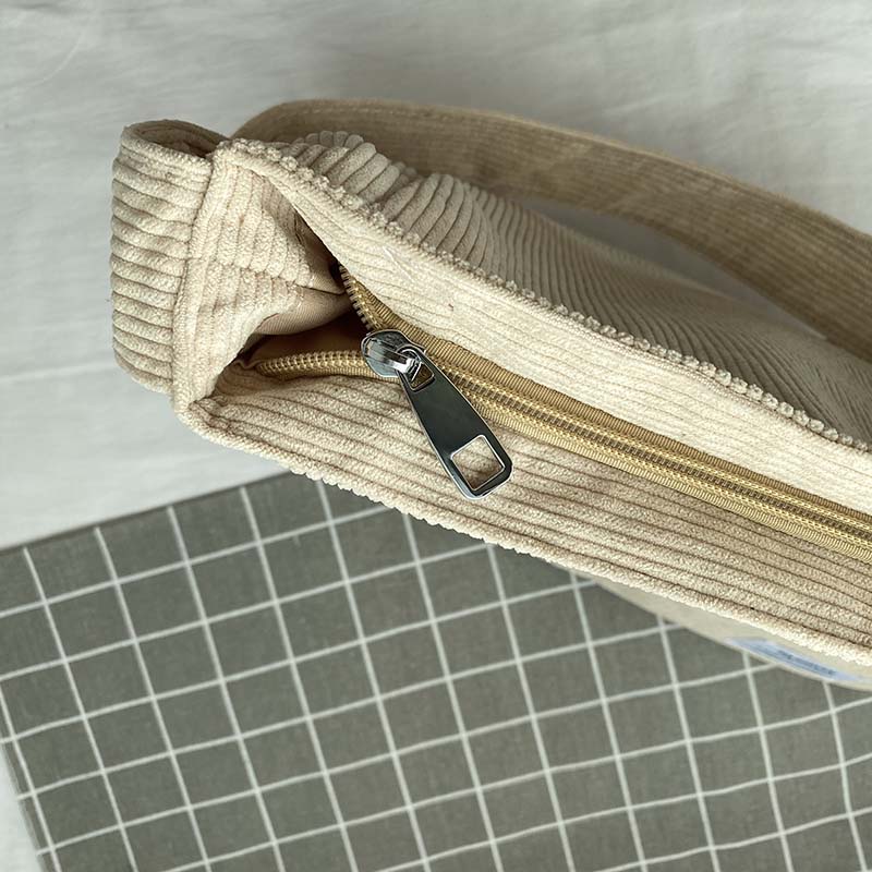 Klassisk og Holdbar Canvas Fløjls Skuldertaske Skuldertaske Tech Butik