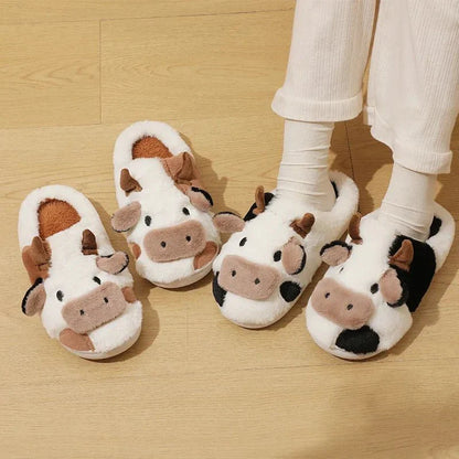 Hyggelige Ko-Tøfler – Varme & Sjove Indendørs Fodtøj Slippers Tech Butik