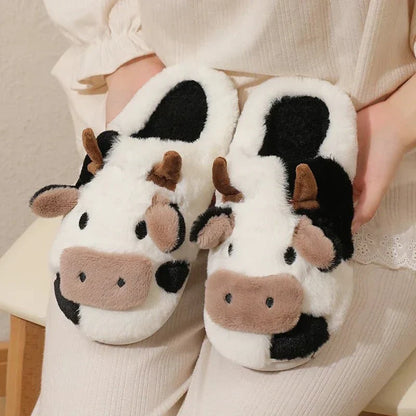 Hyggelige Ko-Tøfler – Varme & Sjove Indendørs Fodtøj Slippers Tech Butik