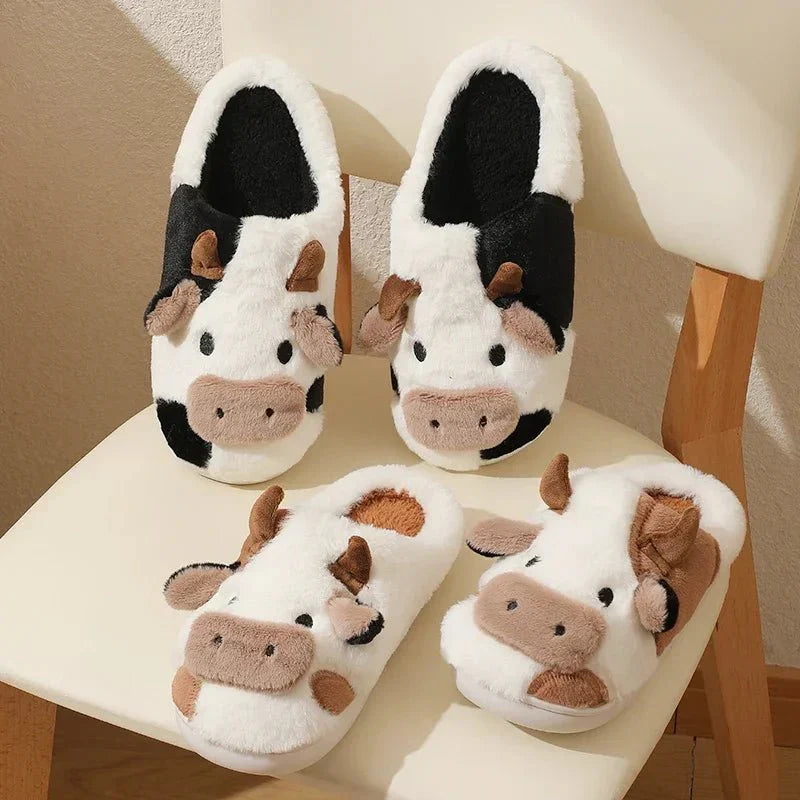 Hyggelige Ko-Tøfler – Varme & Sjove Indendørs Fodtøj Slippers Tech Butik