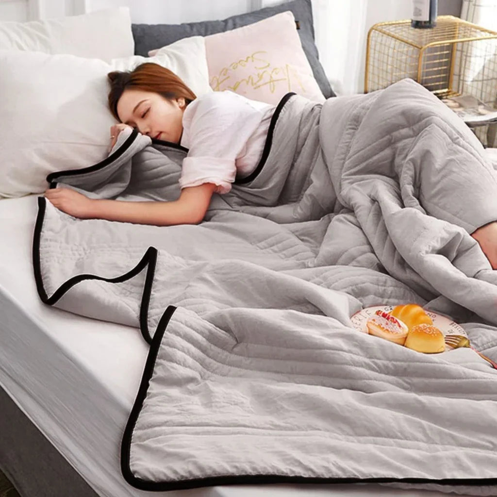 CoolBreeze Åndbar & Kølende Sommerdyne Sengetøj Tech Butik Grå 100x150cm