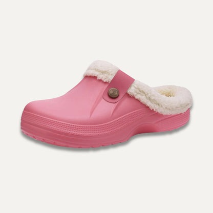 Fuzzy Clog Mules – Komfort møder funktionalitet Træsko Tech Butik Lys Pink 6