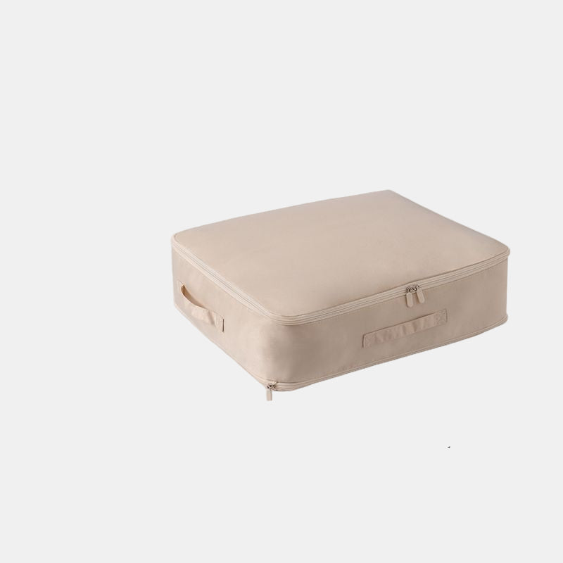Komprimeringsopbevaringspose i Nylon – Pladsbesparende til Vintertøj og Dyner Kompressionsposer Tech Butik Abrikos Stor - 54*42*30 cm