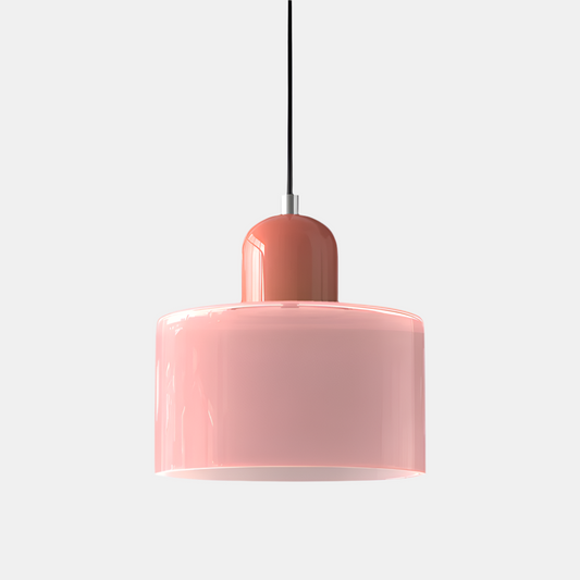Kreativ Glaspendel Lampe til Elegant Belysning i Hjemmet Hængelamper Tech Butik Lyserød Lyserød