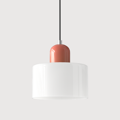 Kreativ Glaspendel Lampe til Elegant Belysning i Hjemmet Hængelamper Tech Butik Hvid Lyserød