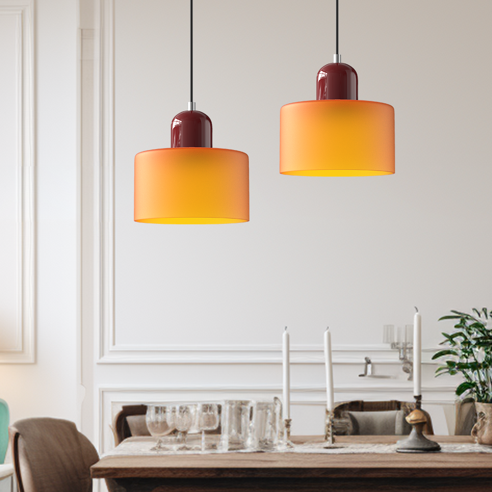 Kreativ Glaspendel Lampe til Elegant Belysning i Hjemmet Hængelamper Tech Butik