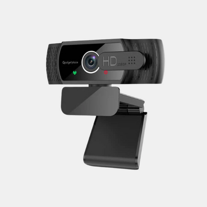 Krystalklar HD Webcam med Støjdæmpende Mikrofon & 90° Synsvinkel Webcammer Tech Butik