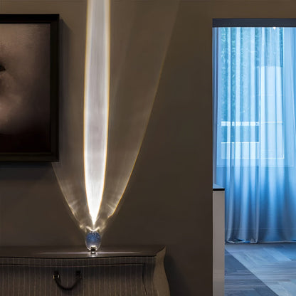 Krystallampe med Hypnotiske Lyseffekter Stemningsbelysning Tech Butik
