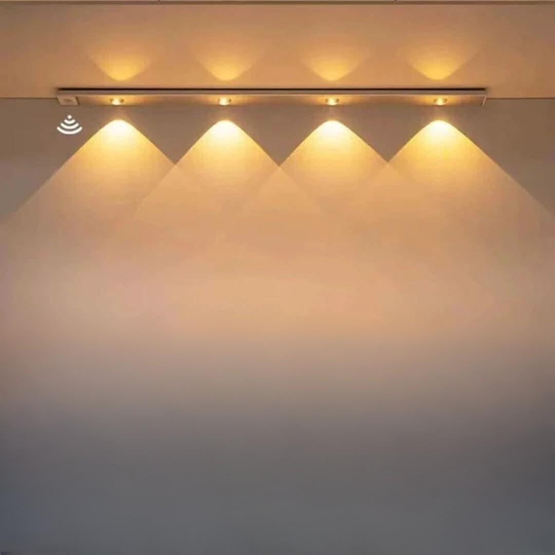 LED Bevægelsessensor Lys med Genopladelig USB-Port Praktiske lamper Tech Butik