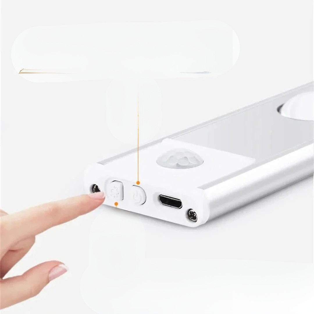 LED Bevægelsessensor Lys med Genopladelig USB-Port Praktiske lamper Tech Butik