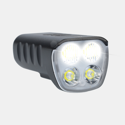 LED Cykellygte – 1600 Lumen, USB-C Genopladelig, Sort Cykellygter Tech Butik