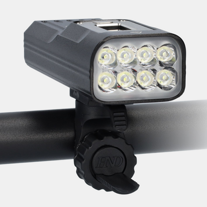 LED Cykellygte – Forlygte, USB-C Genopladelig, 2000 Lumen, 10.000mAh Batteri Cykellygter Tech Butik