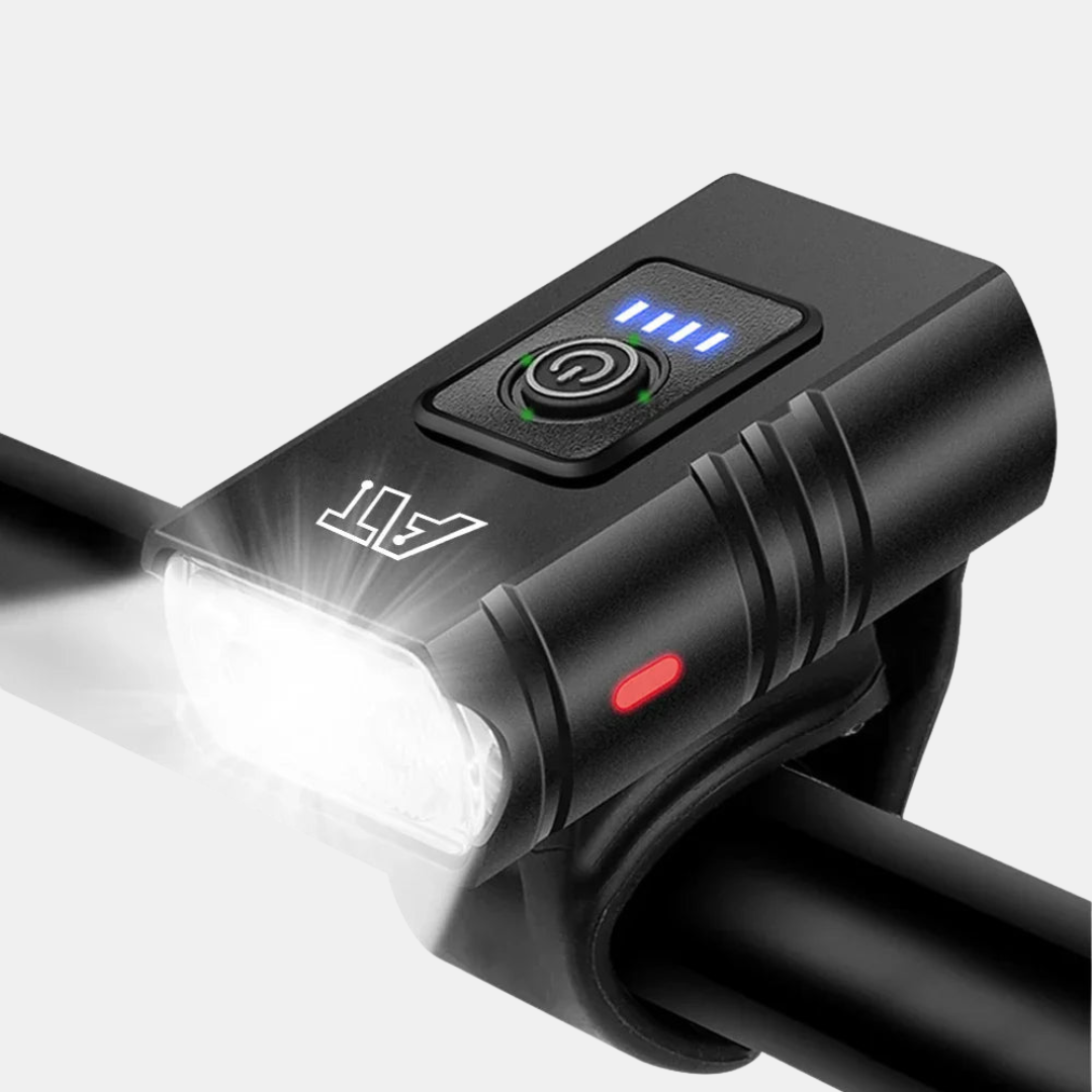 LED Cykellygte – Genopladelig Cykellygte med 6 Lysindstillinger Cykellygter Tech Butik