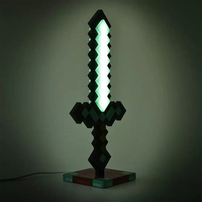 Diamantsværd Lygte – LED-lampe til gamere & Minecraft-fans Lamper Tech Butik