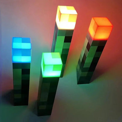 Diamantsværd Lygte – LED-lampe til gamere & Minecraft-fans Lamper Tech Butik Fakkel