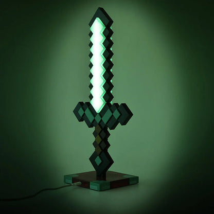 Diamantsværd Lygte – LED-lampe til gamere & Minecraft-fans Lamper Tech Butik
