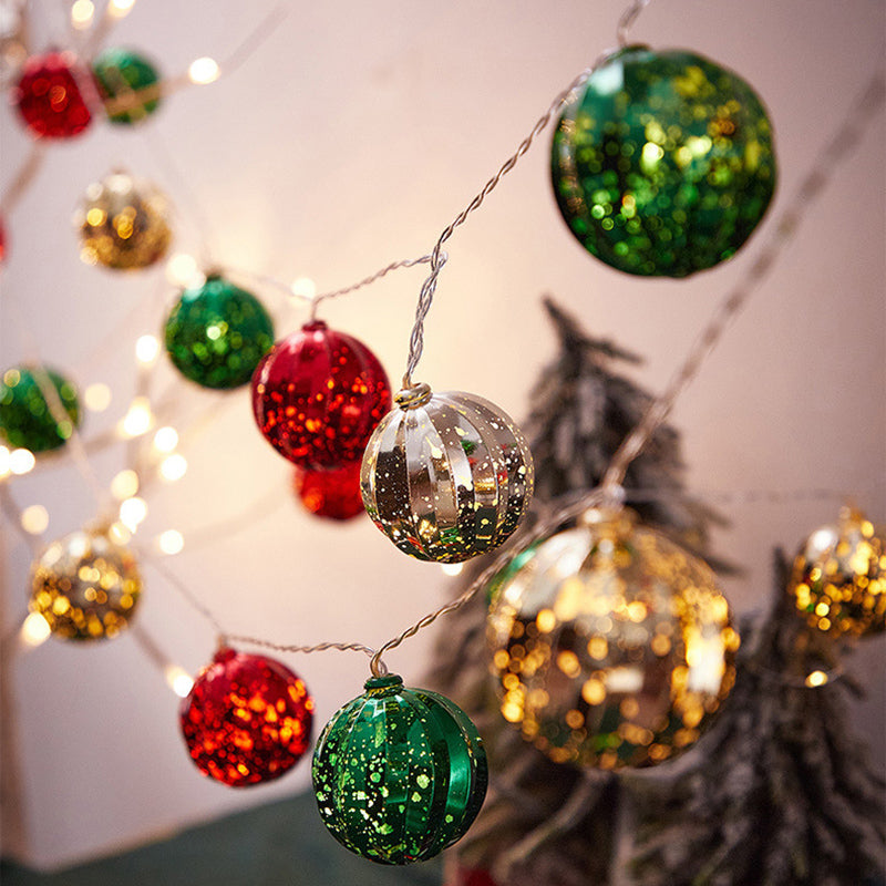 LED Julelys Kæde med Stjernedesign – Varm Hvid Julebelysning til Indendørs Brug Julelys Tech Butik Stil C