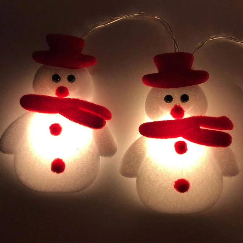LED Snemand Julelys Kæde – 1,65 Meter Julebelysning til Indendørs og Udendørs Sæsonbestemt belysning Tech Butik