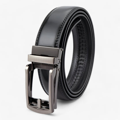Herre Ko-Læderbælte – Tidløs Elegance og Hverdagsalsidighed Bælter Tech Butik Sort 110cm