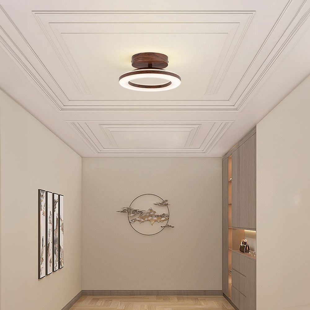Elegant Rund LED Loftlampe – Slank Belysning til Din Entré Ceiling Light Tech Butik