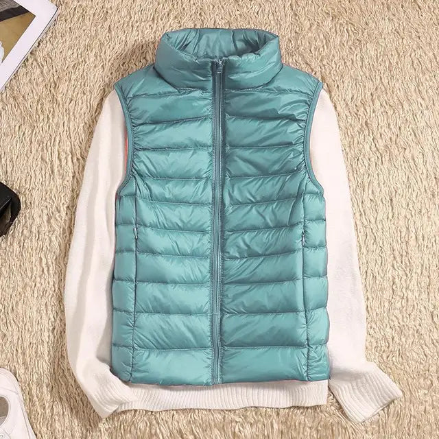 Ultra-Let Dunvest – Varm, Stilfuld og Alsidig Veste Tech Butik Lys blå S