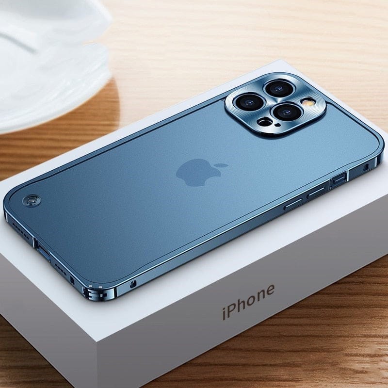 Beskyttende Metalcover til iPhone – Elegant, Stærk & Letvægt Mobiltelefoncovers Tech Butik