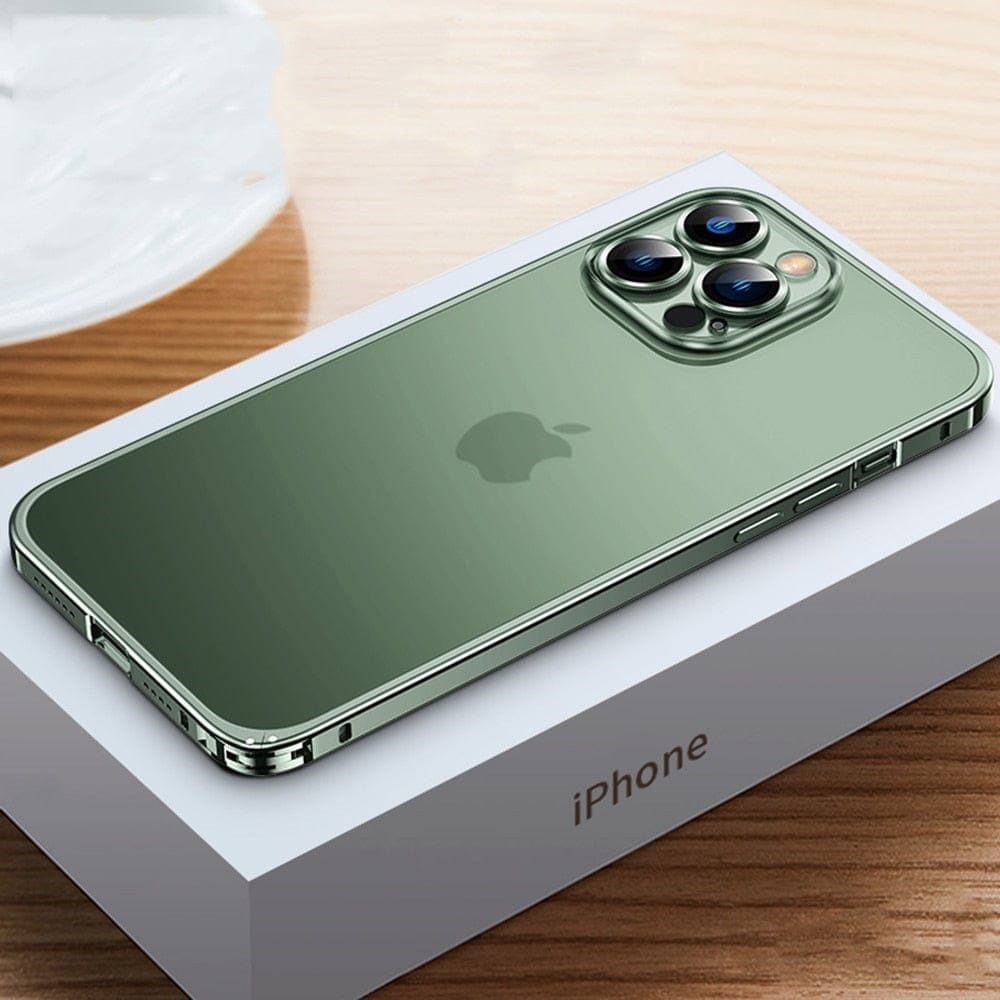 Beskyttende Metalcover til iPhone – Elegant, Stærk & Letvægt Mobiltelefoncovers Tech Butik