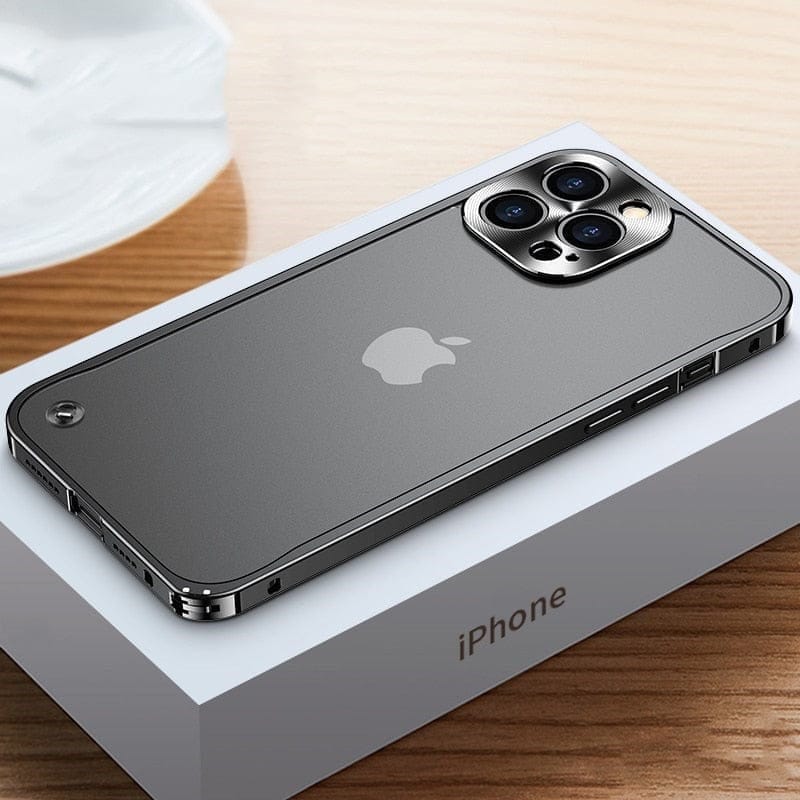 Beskyttende Metalcover til iPhone – Elegant, Stærk & Letvægt Mobiltelefoncovers Tech Butik