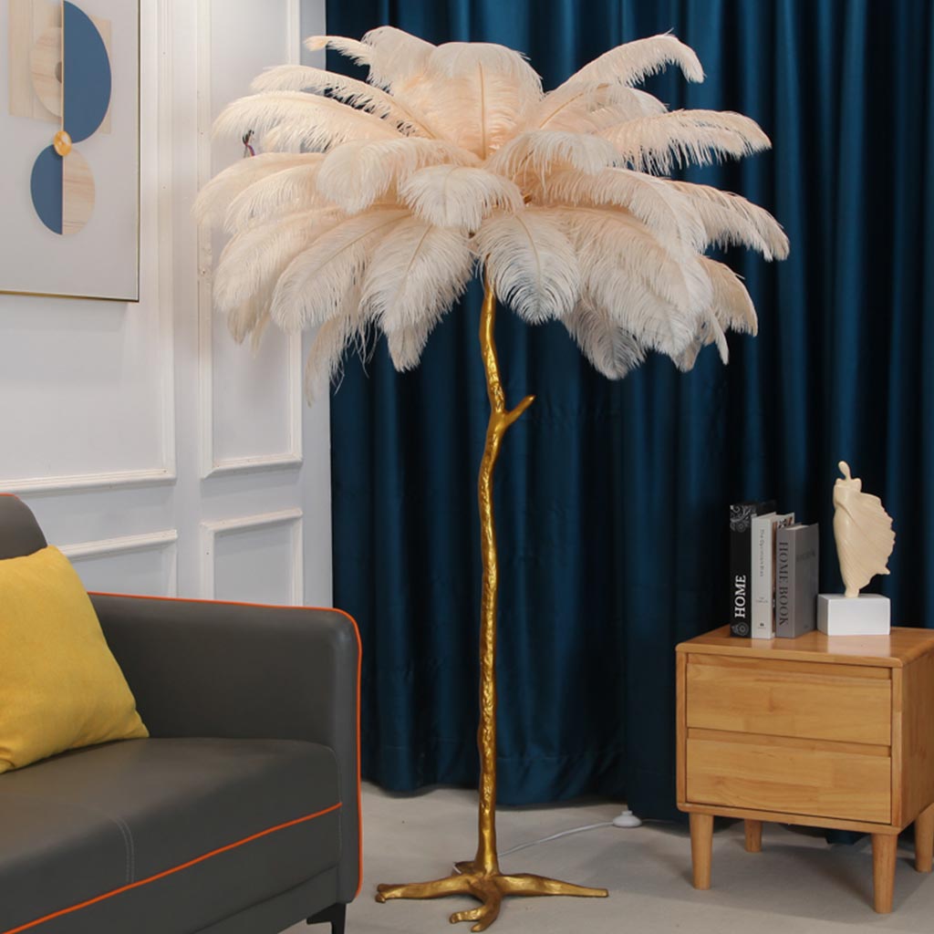 Luksus Struds Fjeder Gulvlampe – Forvandl Dit Rum til et Stilfuldt og Luksuriøst Fristed Floor Lamps Tech Butik