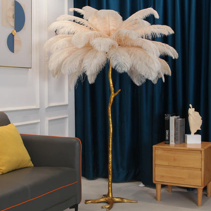 Luksus Struds Fjeder Gulvlampe – Forvandl Dit Rum til et Stilfuldt og Luksuriøst Fristed Floor Lamps Tech Butik