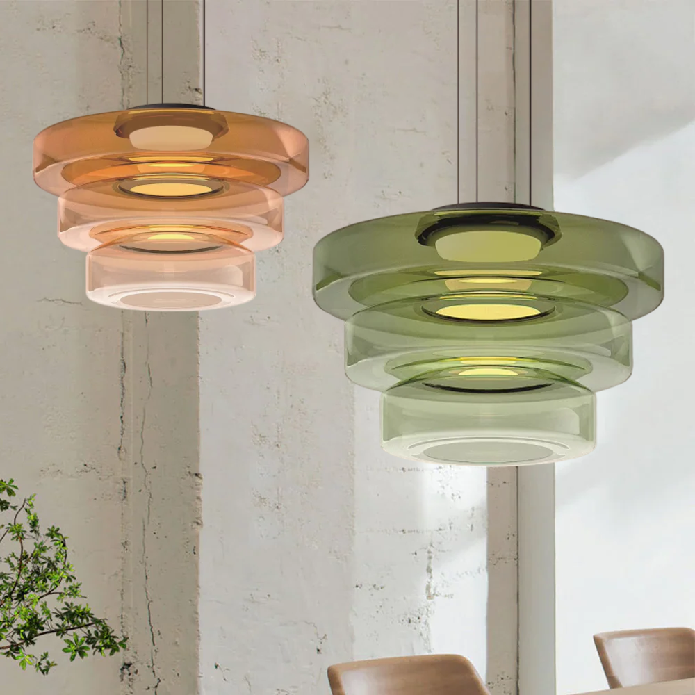 Loftlampe i Bauhaus-stil med Glas Pendellampe Tech Butik