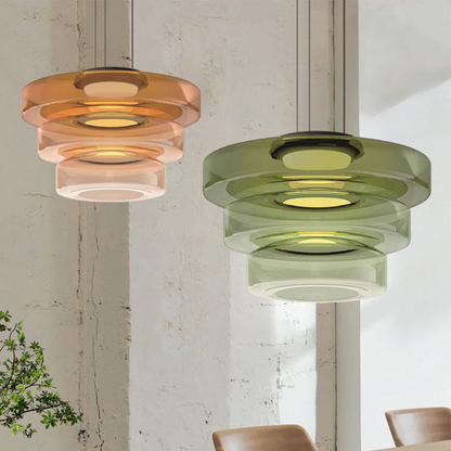 Loftlampe i Bauhaus-stil med Glas Pendellampe Tech Butik