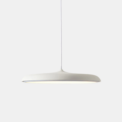 Stilfuld LED-loftslampe i træ til moderne interiører Pendellampe Tech Butik Hvid 25cm