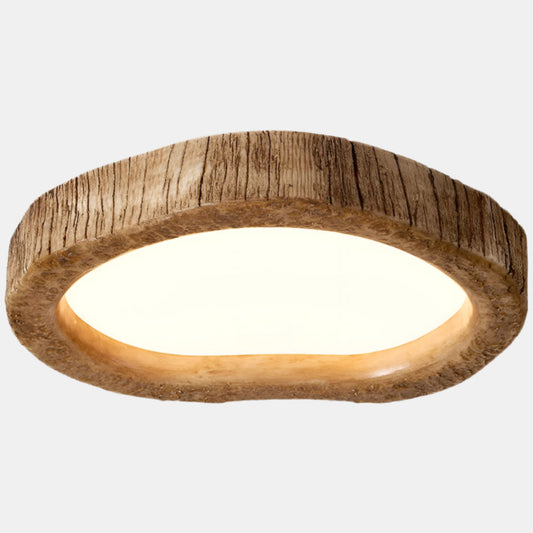 Loftlampe med Trælook og LED-lys Loftlamper Tech Butik 35 cm