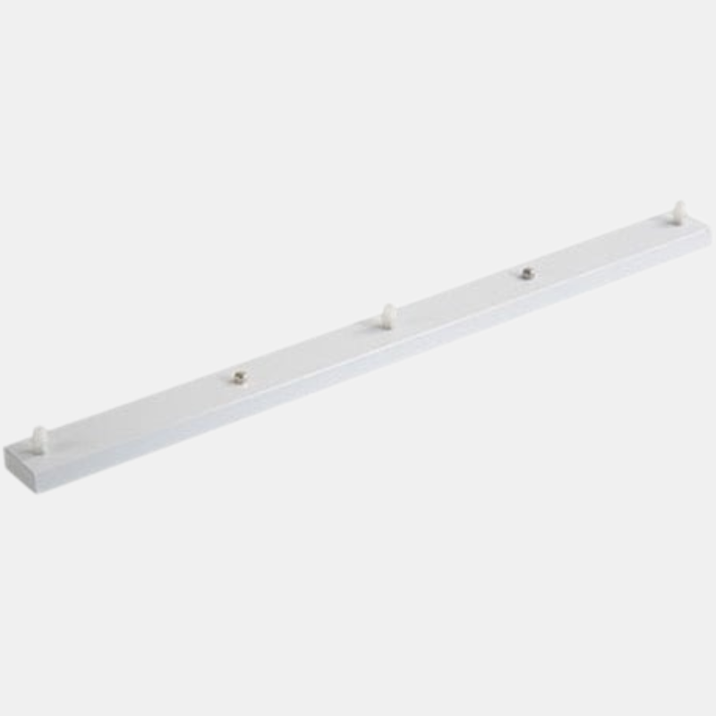 Loftskålsbase til Pendellampe Pendellampe Tech Butik Hvid 3 Huller 50cm lige