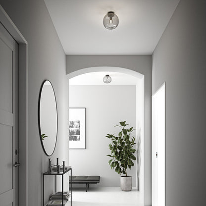 Loftslampe i Elegant Design med Blæst Glas – Perfekt til Soveværelse og Stue Belysning Tech Butik