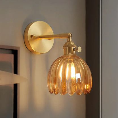 Lotus inspireret dekorativ væglampe Lamp Tech Butik