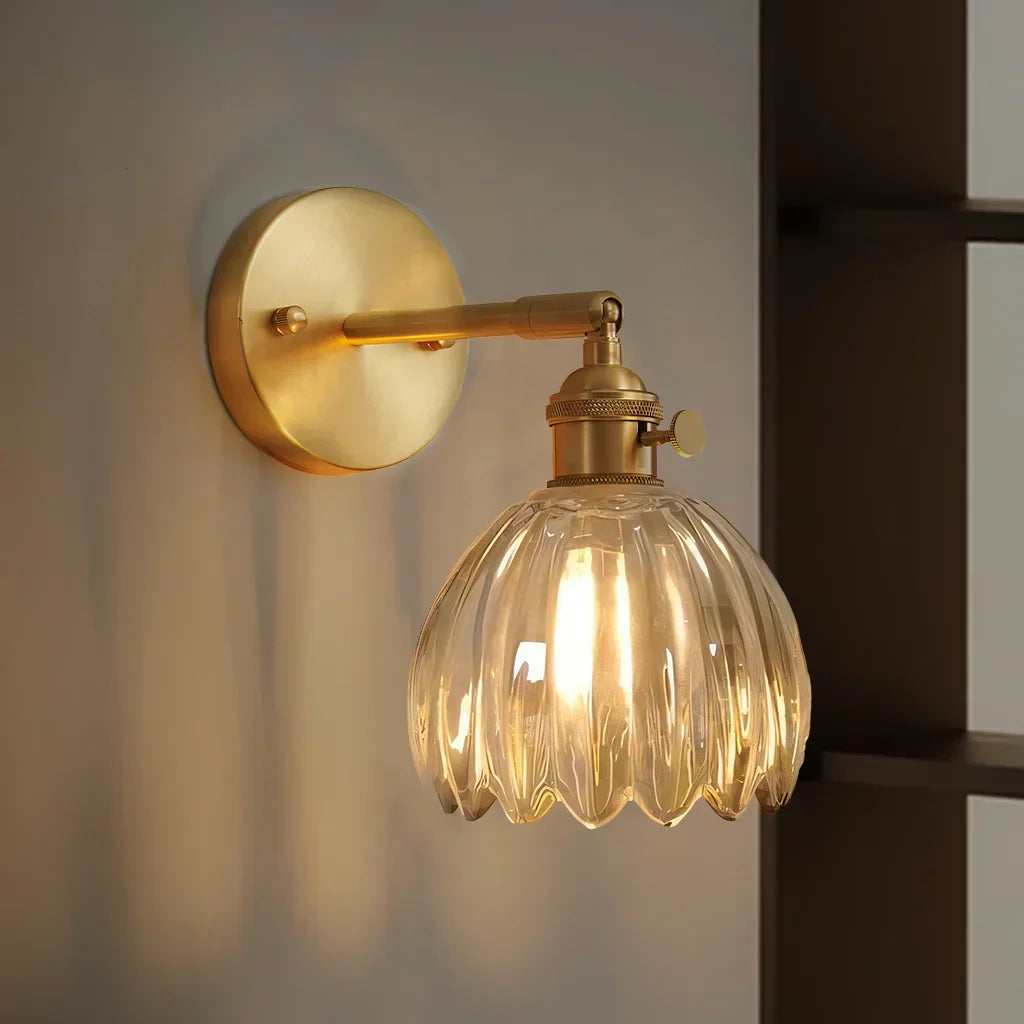 Lotus inspireret dekorativ væglampe Lamp Tech Butik