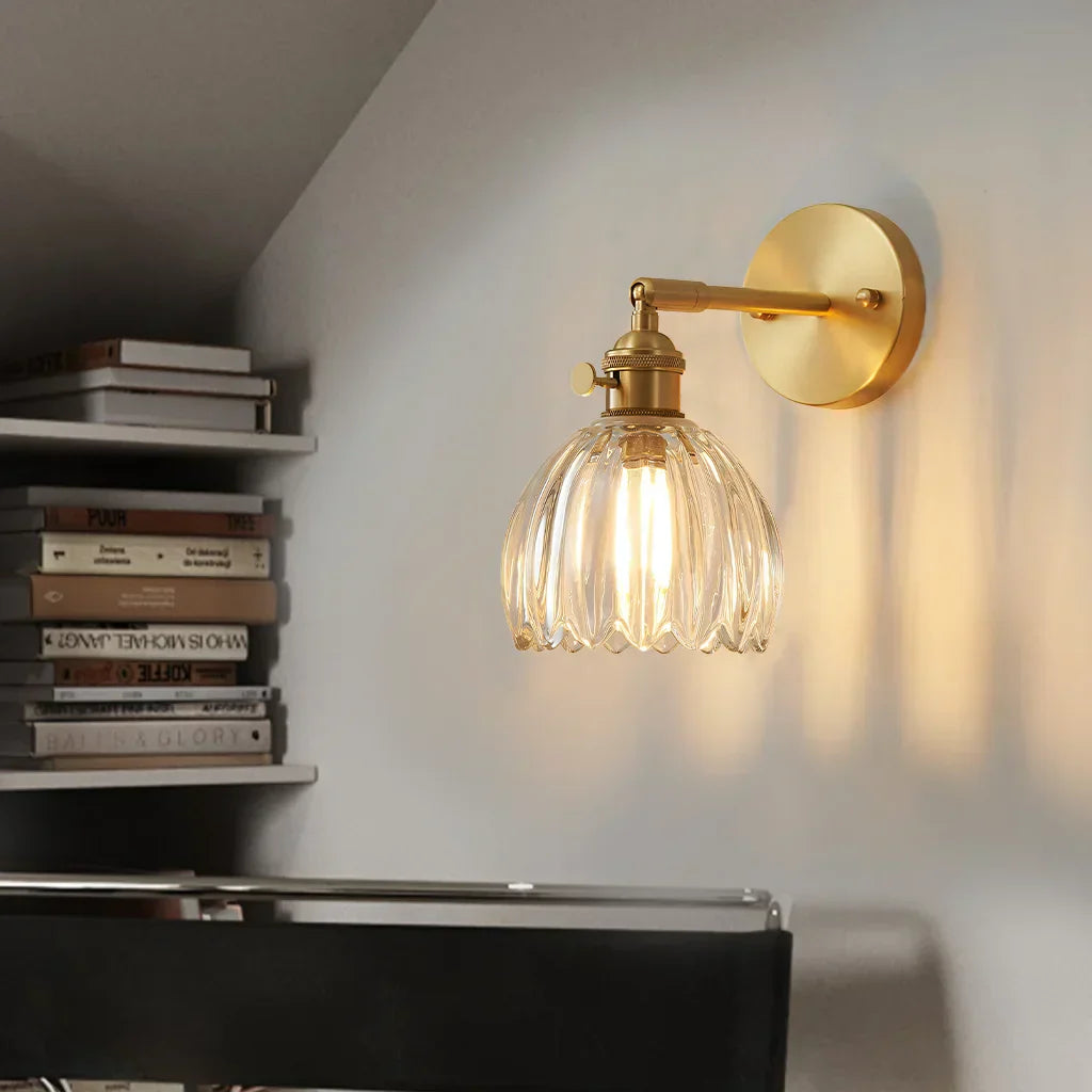 Lotus inspireret dekorativ væglampe Lamp Tech Butik