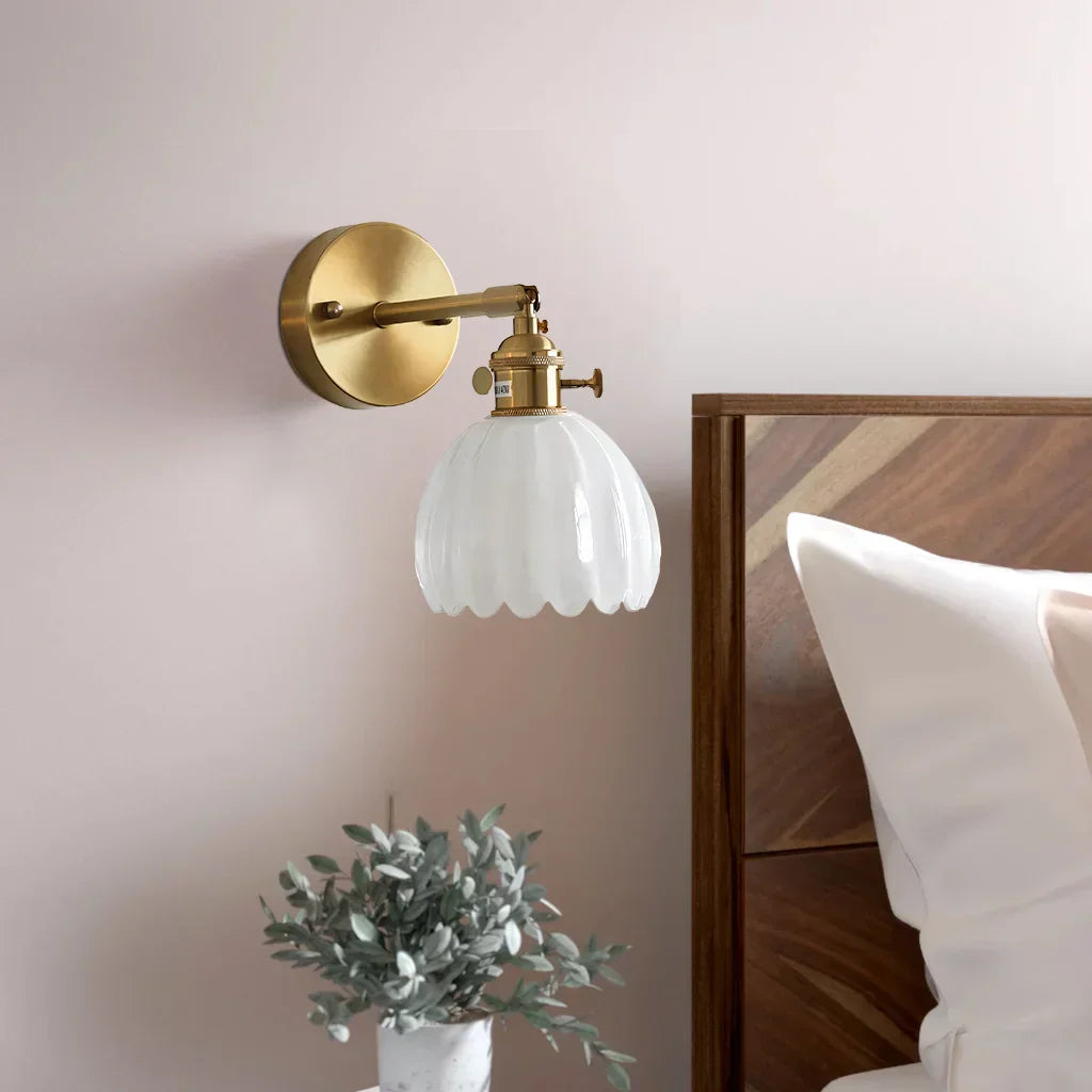 Lotus inspireret dekorativ væglampe Lamp Tech Butik