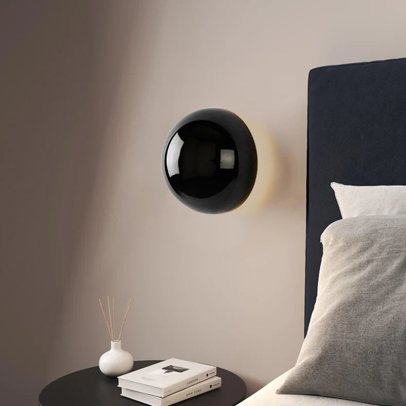 Luksuriøs Rund Nordisk Væglampe til Moderne Hjem Væglamper Tech Butik
