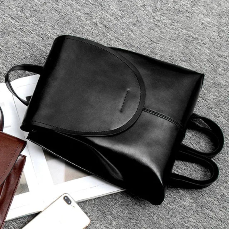 Luksuriøs og Tidløs Læderrygsæk til Kvinder Tasker Tech Butik